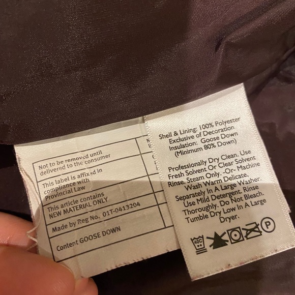 Eddie Bauer Women’s Goose Down Maroon Vest XS - Picture 6 of 7